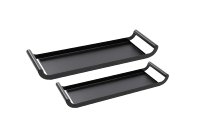 metal tray w/ handles