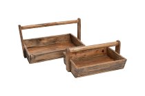 wooden tray with holder