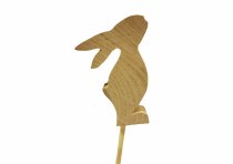 birch rabbit on stick
