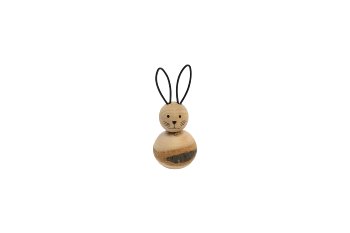 wood trunk rabbit