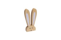 wooden rabbit head