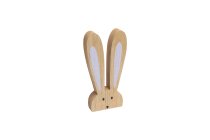 wooden rabbit head