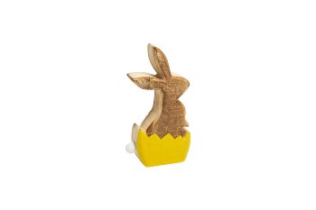 wooden rabbit