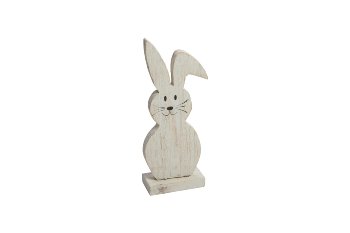 wooden rabbit w/ floppy ear
