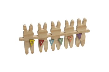 wooden rabbit garland