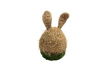 straw/moss egg rabbit