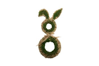 straw/moss rabbit