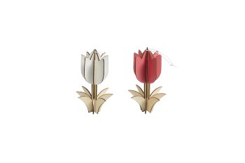 wooden hanging flower/tulip