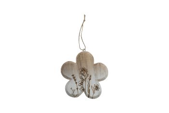 wooden flower for hanging