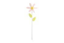 wooden flower with leafs