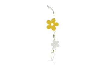 wooden flower garland