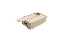 wooden wine present box