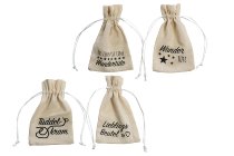 polyester bag w script