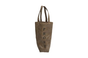 leatherette bottle bag