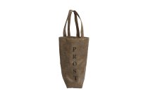 leatherette bottle bag