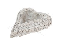 vine heart planter, straight, curved