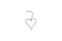 Aluminium heart-hanger