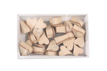 birch bark heart, pointed