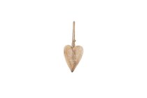 solid wood heart, thick