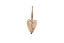 solid wood heart, thick