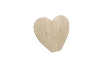 wood heart display