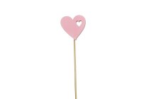 wooden hearts on stick