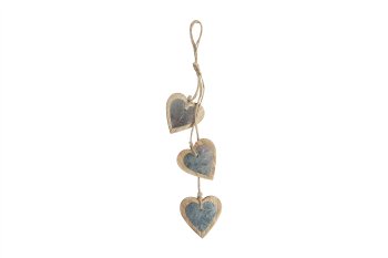 wooden/metal heart hanger