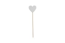 wooden heart on stick