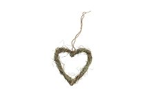 hay/pine twig heart