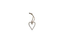 metal heart hanger