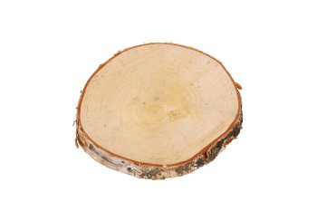 birch slice, round