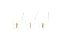 wire/wood butterfly