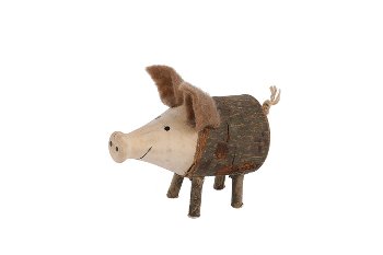 wooden pig