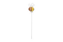 wooden bee on stick