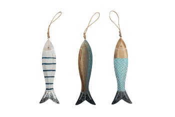 wooden fish hanger