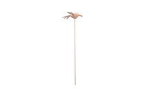 Metal bird on stick