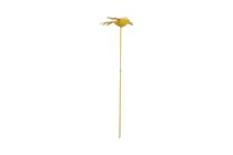 Metal bird on stick