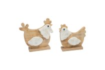 poplar hen and rooster, assorted