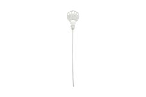 wooden hot-air balloon on stick, assorted
