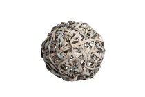 wooden bark ball, crazy twisted