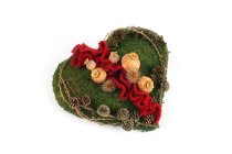 half moss heart