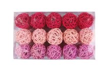 rattan ball 30pcs.i.pvc-box