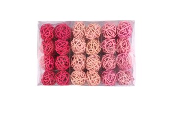 rattan ball 72pcs.i.pvc-box