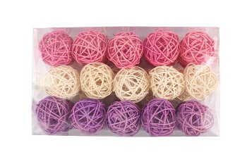 rattan ball 30pcs.i.pvc-box