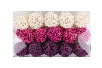 rattan ball 30pcs.i.pvc-box