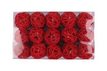 rattan ball 30pcs.i.pvc-box