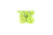 rattan balls,10pcs per bag,assor.