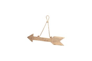 wooden arrow