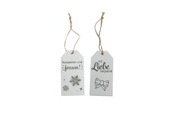 wooden present hanger, assorted