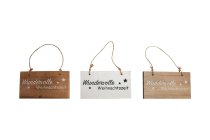 wooden sign for hanging